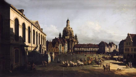 De Nieuwe Markt in Dresden